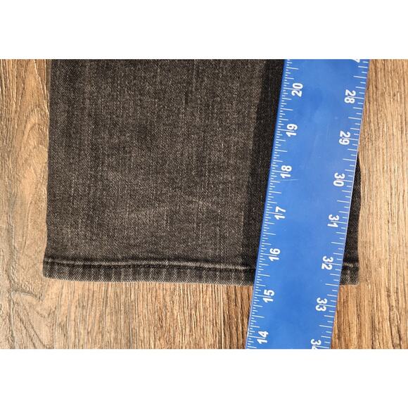 True Religion Jeans Mens 38 Black Fade Ricky Relaxed Straight Pockets Stretch - Picture 7 of 12